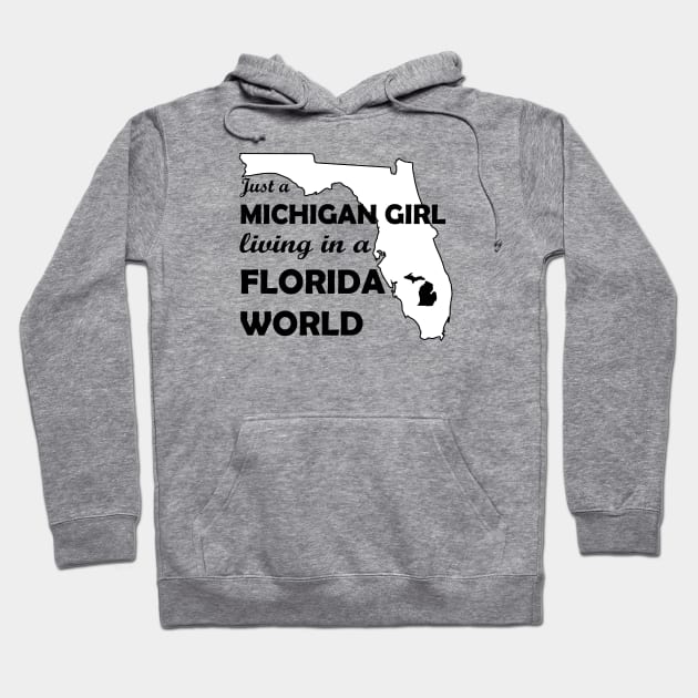 Michigan Girl Hoodie by justin_weise